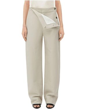 Bottega Veneta Pocket Detail Casual Trousers - Grey