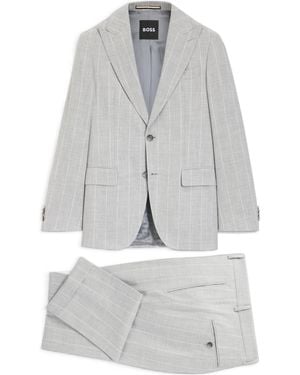 BOSS Long-Sleeved Two-Piece Suit - Grey