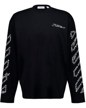 Off-White c/o Virgil Abloh Arrow 90 Skate Crewneck T-Shirt - Blue