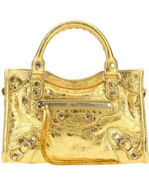 Balenciaga Mini Le City Tote Bag - Yellow