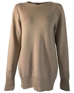 Max Mara Antille Logo Jumper - Brown