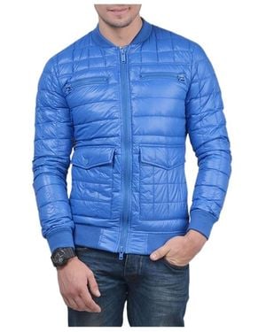 Iceberg Logo Details Down Jacket - Blue