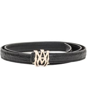 Amiri Signature Logo Belt - White