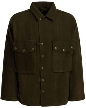 Needles Wool Overshirt Jacket - Green
