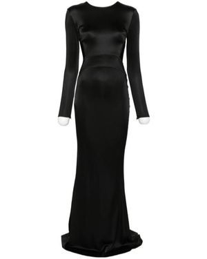 Co. Open-Back Cut-Out Evening Gown - Black