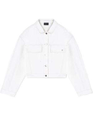 Emporio Armani Button-Down Jacket - White