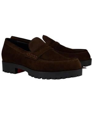 Christian Louboutin Cavavin Moccasins - Brown