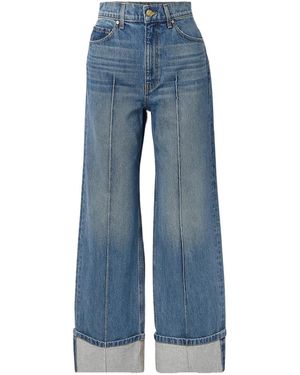 Ulla Johnson Wide Leg Jeans - Blue