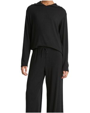 Vince Long-Sleeve Hoodie - Black
