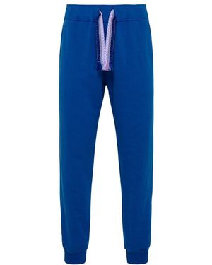 Lanvin Curb Woven Drawstring Track Pants - Blue