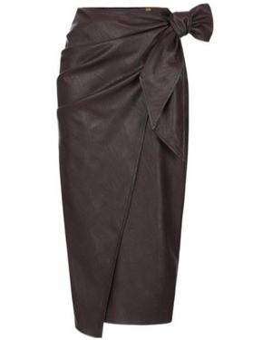 Elisabetta Franchi Pencil Skirts - Brown