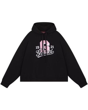 Gucci Drawstring-Hood Sweatshirt - Black