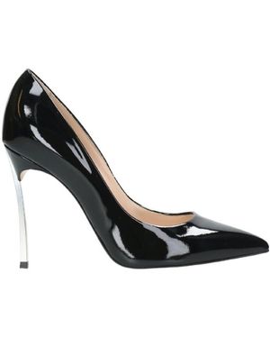 Casadei Logo High Heels - Black