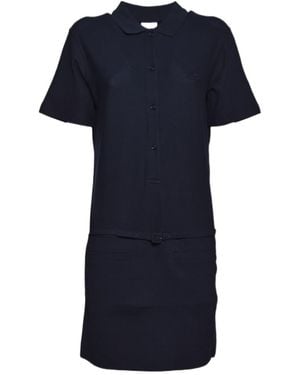 Courreges クレージュ ミニポロドレス - Blue