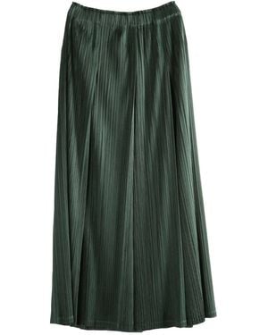 Pleats Please Issey Miyake Pleats Please Issey Miyake Monthly Colors: December Skirt - Green