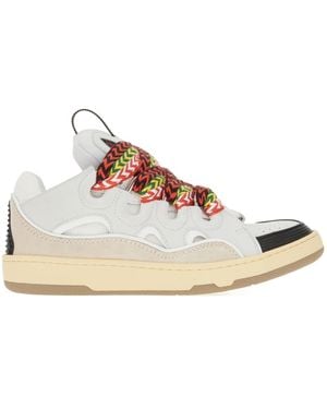 Lanvin Lace-Up Sneakers - Natural