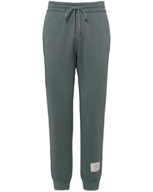 Thom Browne Logo Details Sweatpants - Gray