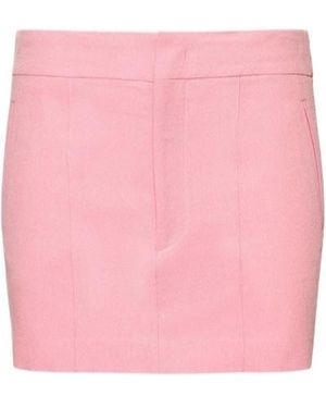 Isabel Marant Licoba Cotton Viscose Mini Skirt - Pink