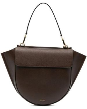 Wandler Flap Handbag - Brown