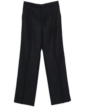 Saint Laurent Casual Trousers With Belt Loops - Black