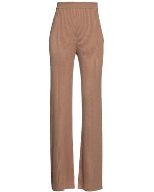 Chloé Solid Color Knitted Pants - Brown