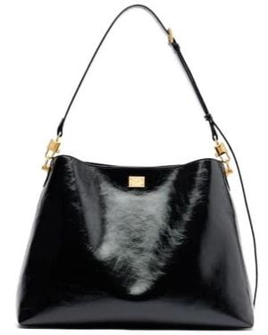 Dolce & Gabbana Leather Tote Bag - Black