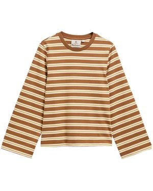 Barbour Striped T-Shirt - Natural