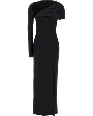 Courreges One Shoulder Dress - Black