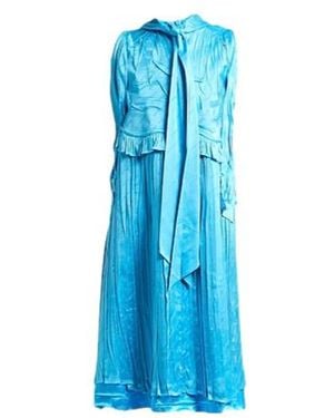 Balenciaga Silk Dresses - Blue
