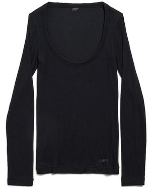 Balenciaga Bb Garderobe Dcollet Top - Blue