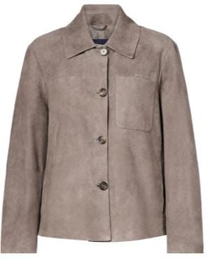 Max Mara Suede Shirt Jacket - Brown