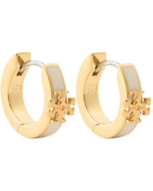 Tory Burch Huggie Earrings - Metallic