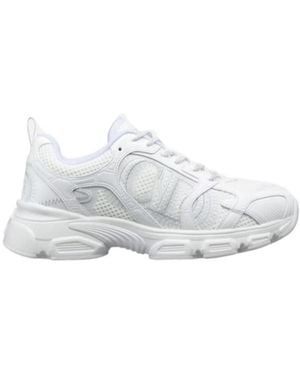 Dior Chrono Lace-Up Trainers - White