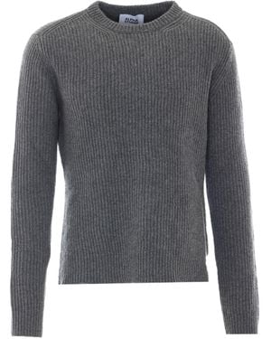 Alpha Studio Long-Sleeved Pullover - Gray