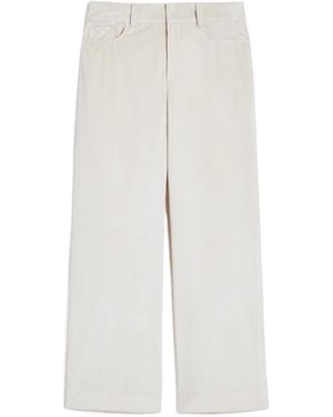 Max Mara Corduroy Pants - White