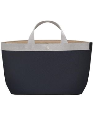 Herve Chapelier Logo Handbag - Blue