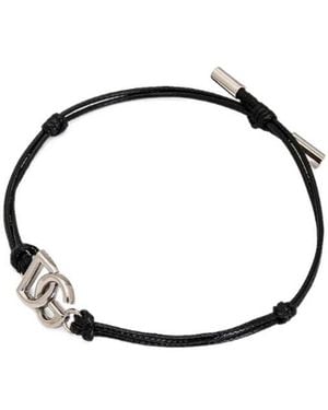 Dolce & Gabbana Dg Logo Bracelet - Metallic