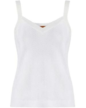 Missoni Thin Shoulder Straps - White