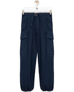 Loewe Cargo Trousers - Blue