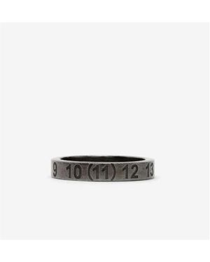 Maison Margiela Logo Embossed Ring - White