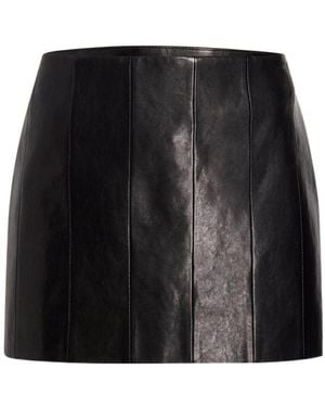 KHAITE Meelar Panelled Mini Skirt - Black