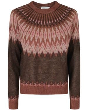 Roberto Collina Long Sleeve Sweater - Brown