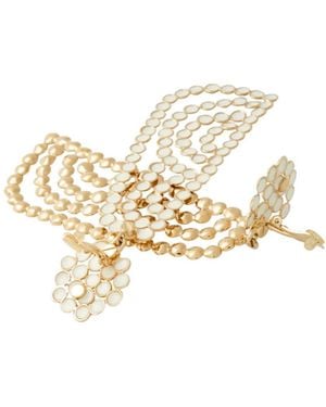 Chloé Metal Earrings - White