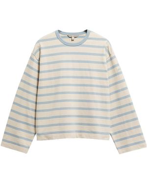 Barbour Classic Crew Neck Loose Sweatshirt - White