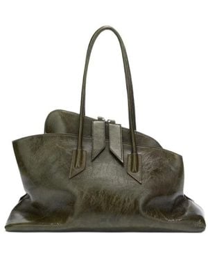The Attico The La Passeggiata Medium Tote Bag - Green