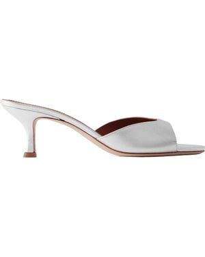 STAUD Brigitte High-Heeled Sandals - White