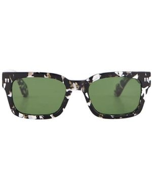 Off-White c/o Virgil Abloh Camouflage Midland Square-Frame Sunglasses - Green