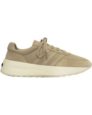 adidas Thick-Soled Casual Shoes - Natural