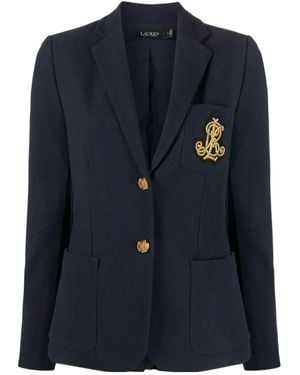 Ralph Lauren Lauren Bullion Jacquard Blazer - Blue