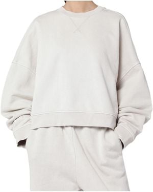 Entire studios Oversized Crewneck Sweatshirt - White